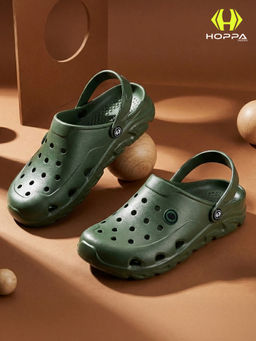 HOPPA - Men Olive Slip On Clogs