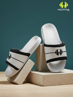 HOPPA - Men Grey Slip On Sliders