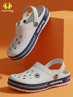 HOPPA - Mens Trio Ice Grey Clogs