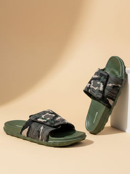 HOPPA - Mens Mi11 Olive Sliders