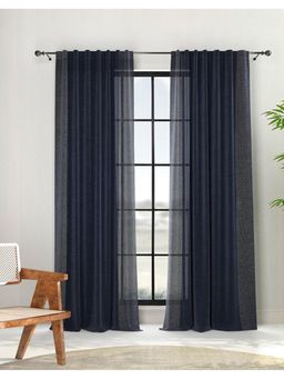 Fabindia - Indigo Siyahi Woven Cotton Curtain