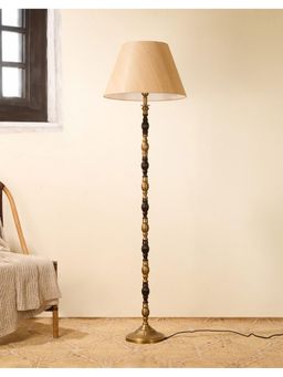 Fabindia - Multi Metal Aabha Painted Floor Lamp With Shade
