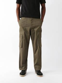 The Bear House - Men's Causal Olive Cargo
