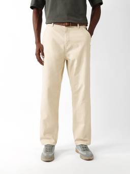 The Bear House - Men's Causal Beige Trouser