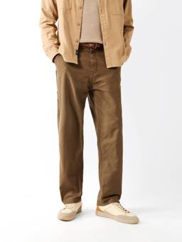 The Bear House - Men's Causal Brown Trouser
