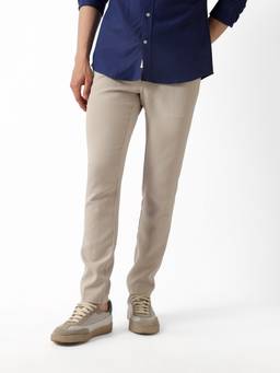 The Bear House - Men's Causal Beige Trouser