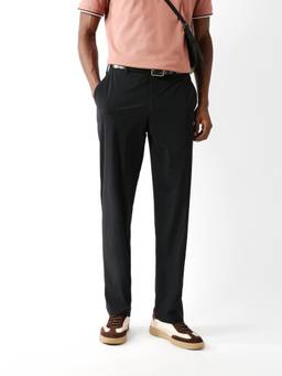 The Bear House - Men's Causal Black Trouser