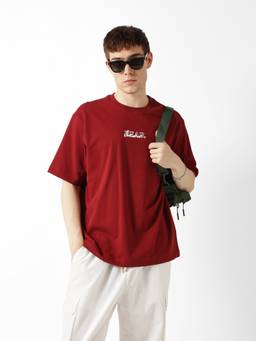 The Bear House - Men's Causal Red T-Shirt
