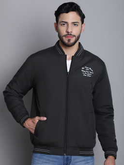 Cantabil - Men Green Full Sleeve Reversible Jacket