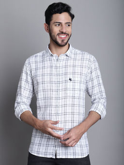Cantabil - Men White Casual Shirt