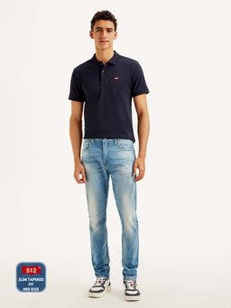 Levi's - Men's 512 Slim Fit Light Blue Jeans