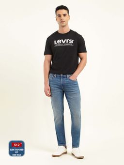 Levi's - Men'S Blue Solid/Plain Jeans