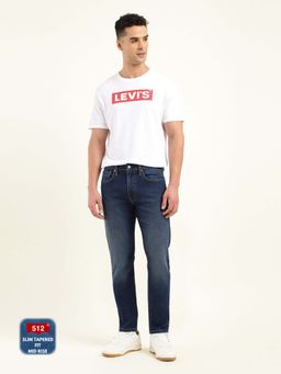 Levi's - Men'S Blue Solid/Plain Jeans