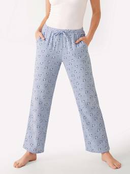 max - Women Floral Print Pyjama - Blue