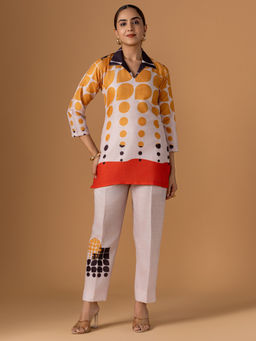 Women Plus - Multi-Color Printed Straight Co-ord Set