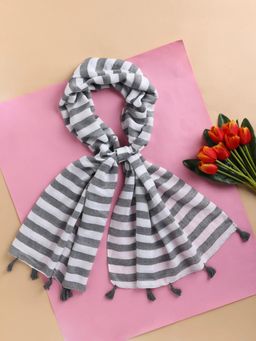 JEWELZ - Beautiful Striped Tasselled Stole