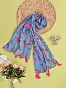 JEWELZ - Printed Floral Pattern Design Stole