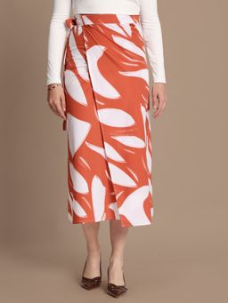 Bene Kleed - Women Printed Wrap-Around Skirt
