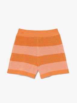 Lacoste - Striped Mesh Knit Shorts