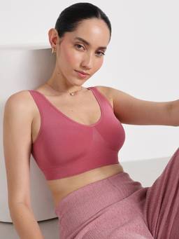 Wacoal - B-smooth Padded Non-wired Full Coverage Seamless T-shirt Bra - Pink