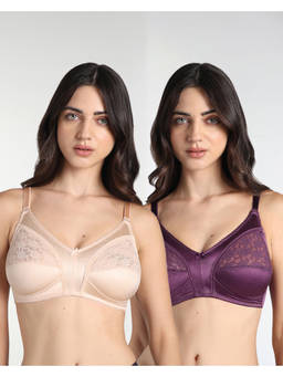 Wacoal - Audrey Non Padded Non Wired Full Cup Plus Size Full Support Bra (Pack of 2)