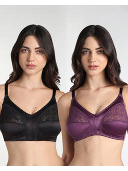 Wacoal - Audrey Non Padded Non Wired Full Cup Plus Size Full Support Bra (Pack of 2)