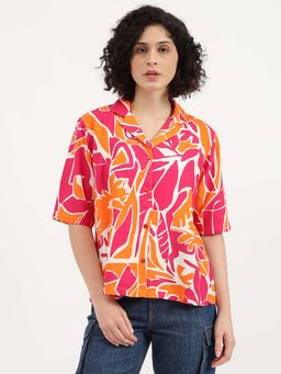 United Colors of Benetton - Women Multi-Color Viscose Abstract Shirt