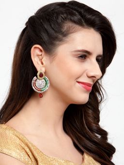 Anika's Creations - Exclusive Designed Antique Silver Plated Hoop Baali For Stylish