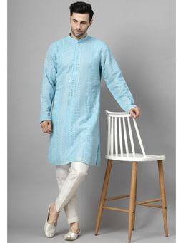 UTSAV FASHION - Embroidered Mirror Work Kurta and Pant
