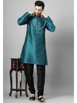 UTSAV FASHION - Men Yoke Design Kurta with Churidar