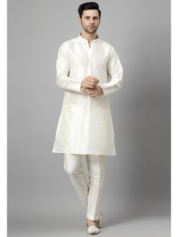 UTSAV FASHION - Men Off White Kurta with Pant
