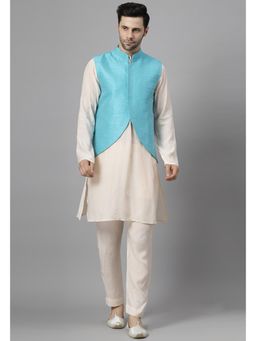 UTSAV FASHION - Men White Kurta Pant and Jacket