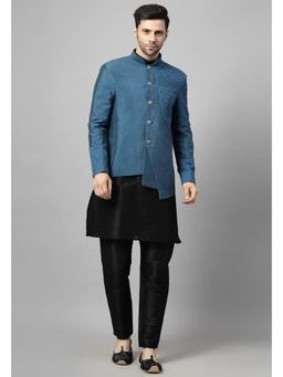 UTSAV FASHION - Men Embroidered Silk Kurta Pant with Jacket