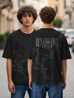 BULLMER - Graphic Print Black T-Shirt