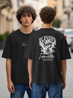 BULLMER - Men Graphic Print Black T-Shirt