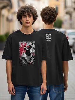 BULLMER - Graphic Print Black Men's T-Shirt