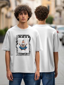 BULLMER - Graphic Print White Men's T-Shirt