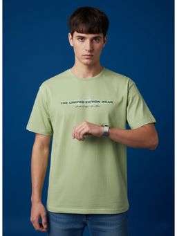 SANDPIPER - Aqua Mens Round Neck Half Sleeve T-Shirt