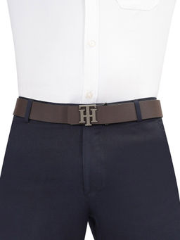 Tommy Hilfiger - Men Jonava Leather Casual Belt - Brown