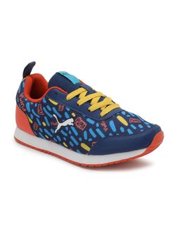 Puma - Sunny Jr V1 Unisex Blue Casual Shoes