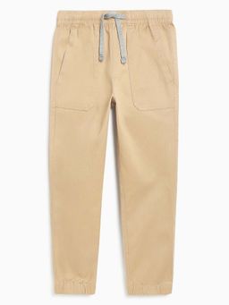 Campana - Beige Solid Regular Joggers