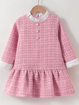 Mark & Mia - Pink Full Sleeves Dress