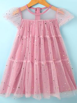 Mark & Mia - Purple Half Sleeves Dress