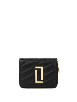 Lavie Luxe - Diagonal Flap Women's Small Wallet (Black) (S)