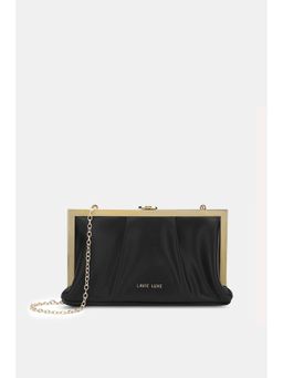 Lavie Luxe - Women's Pleatz framed clutch (Gold) (M)