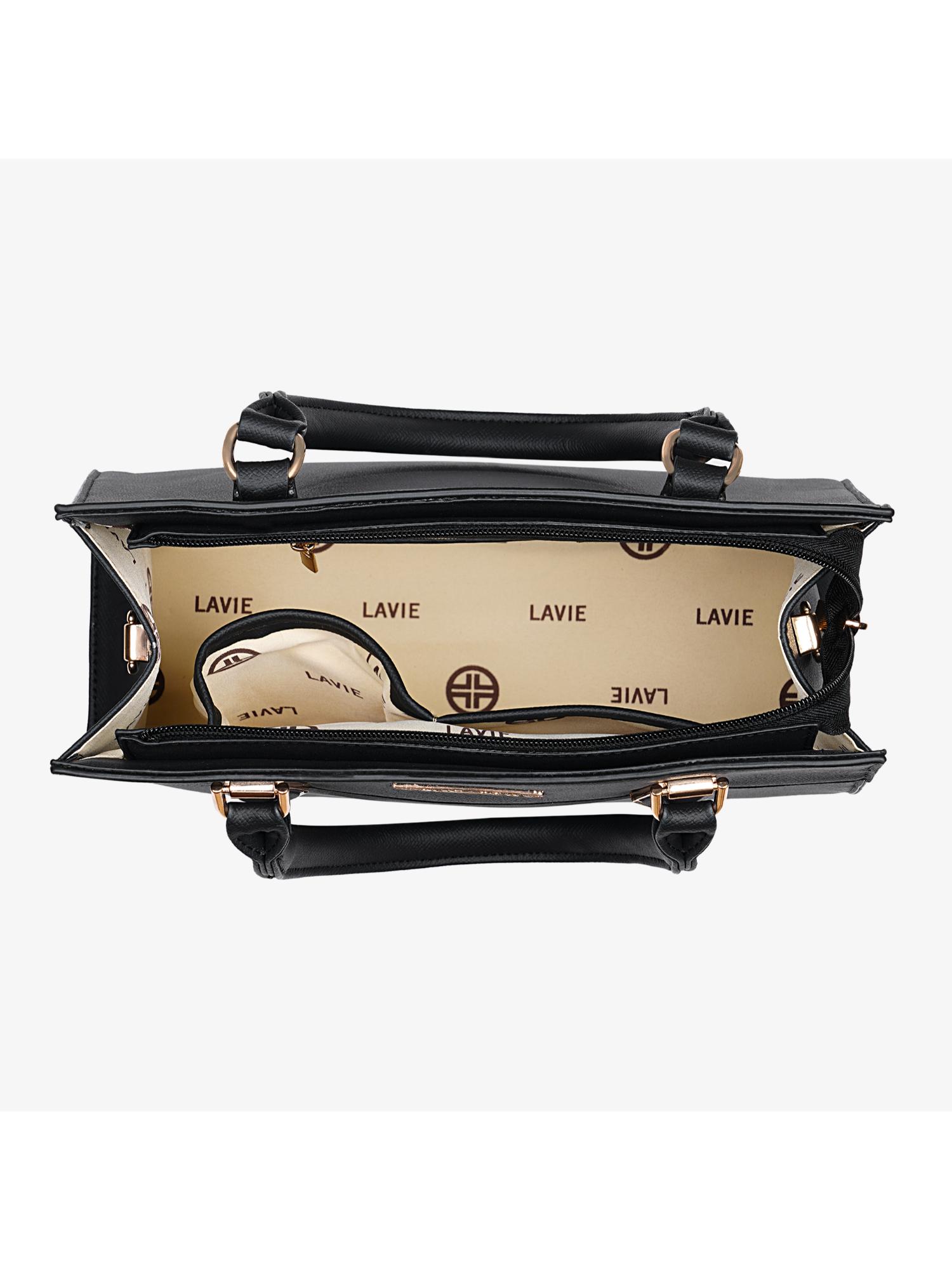 Buy Lavie Luxe Women'S Celie Medium Shoulder Bag -Black Online