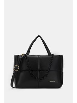 Lavie Luxe - Women's Puff Small Tote (Black) (S)
