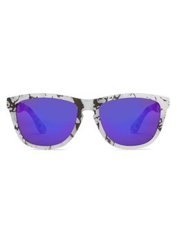 Vincent Chase - Multicolored Small Square Sunglasses With Cleaning Cloth And Hard Box