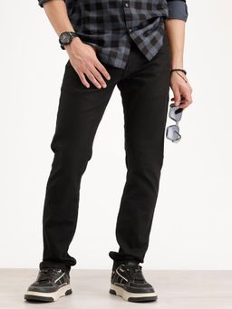 WROGN - Solid Slim Fit Denim Jeans-Black