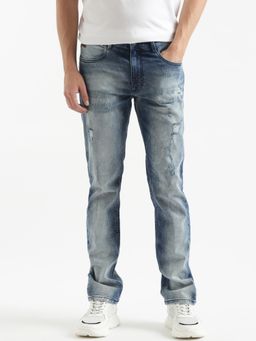 WROGN - Distressed Straight Fit Jeans